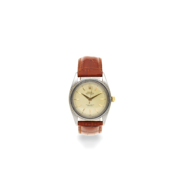 Rolex. A stainless steel automatic wristwatch Oyster Perpetual Turn-O-Graph, Ref: 6202, Circa 1953