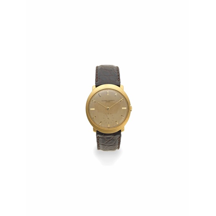 Vacheron Constantin. An 18K gold manual wind tonneau form wristwatch Ref: 6921, Circa 1960
