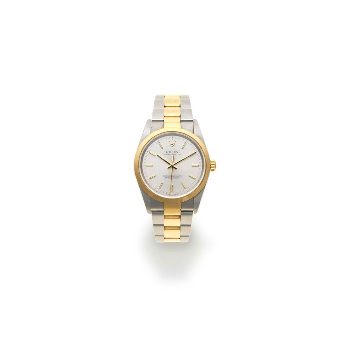 Rolex Rolex. A stainless steel automatic bracelet watch with winding box Oyster Perpetual, Ref: 14203M, Circa 2002, Price & Market Data