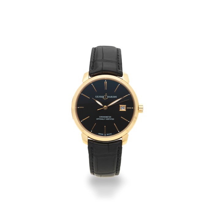 Ulysse Nardin. An 18K rose gold automatic calendar wristwatch Ref: 8156-111, Edition No.2660, Circa 2012
