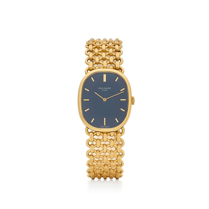Patek Philippe. A fine 18K gold bracelet watch Golden Ellipse, Ref: 3848 / 001, 1977