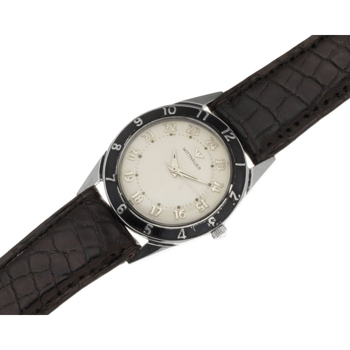Wittnauer. A stainless steel manual wind wristwatch Circa 1955