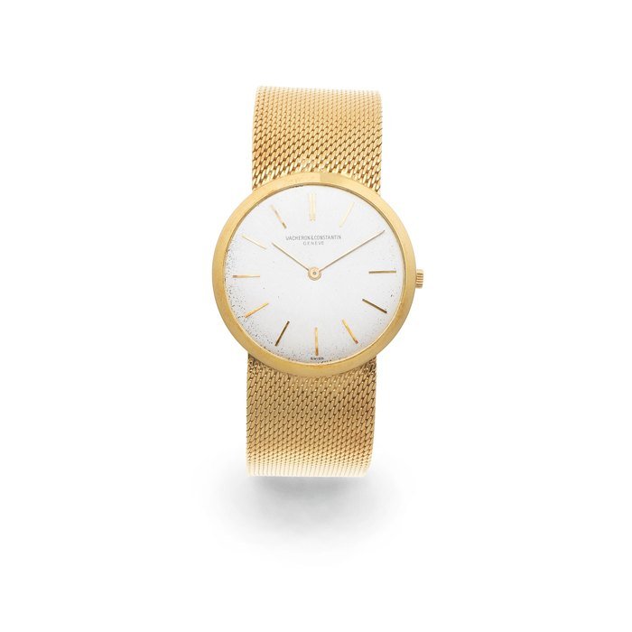  Vacheron & Constantin. An 18K gold manual wind bracelet watch Ref: 4961, Circa 1960