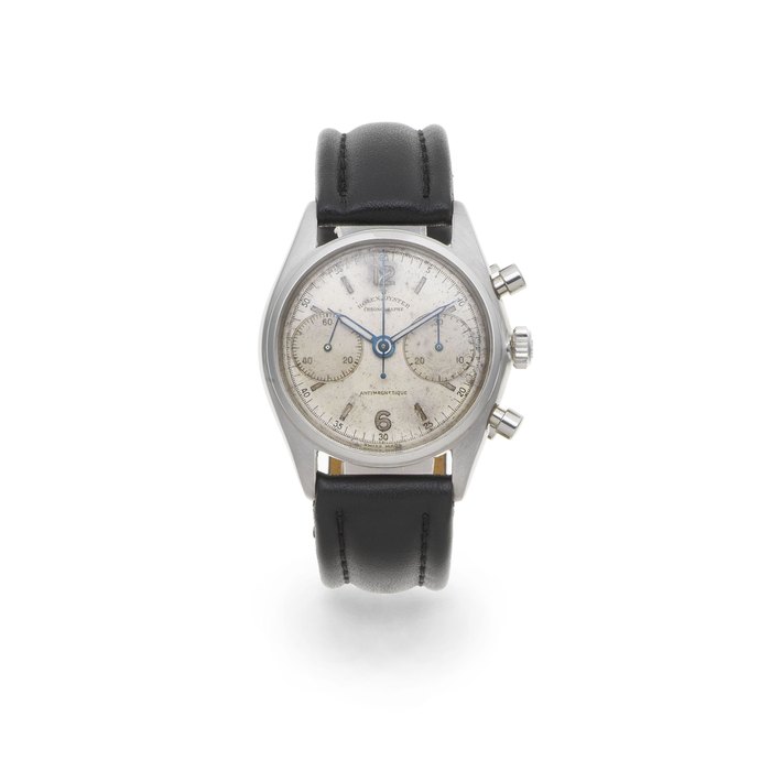 Rolex. A stainless steel manual wind chronograph wristwatch Ref: 4500, Circa 1946