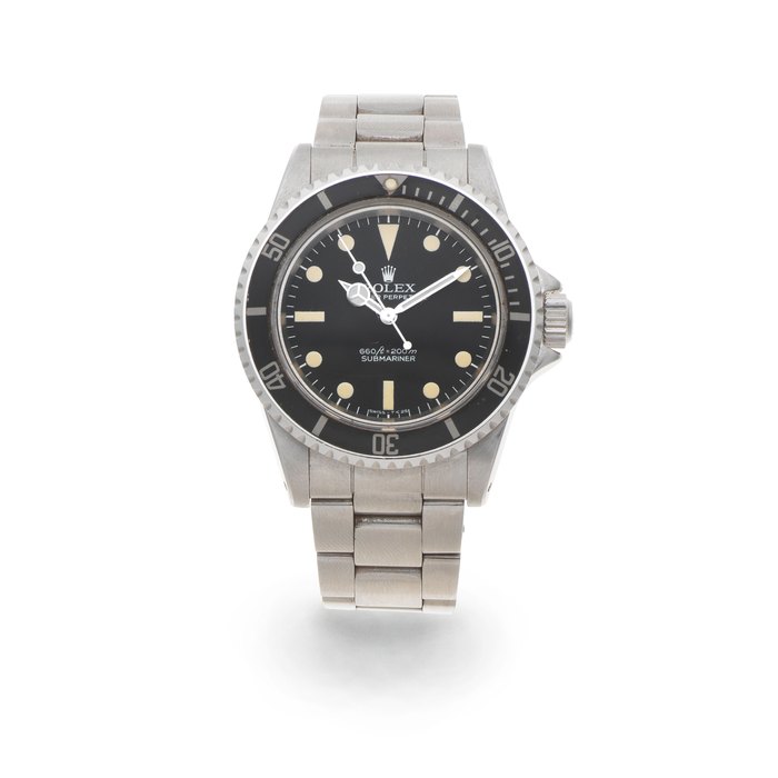 Rolex Rolex. A stainless steel automatic bracelet watch Submariner, Ref: 5513, Circa 1978, Price & Market Data