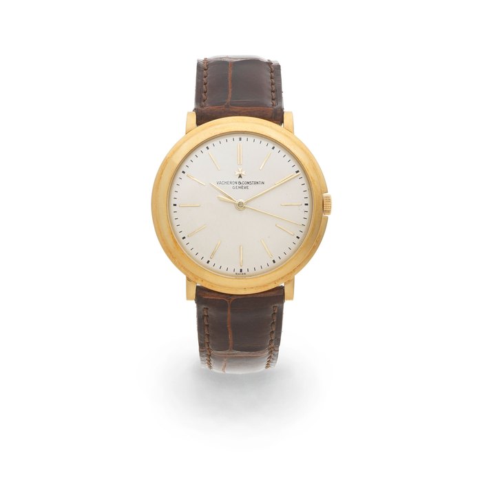  Vacheron & Constantin. An 18K gold manual wind wristwatch Ref: 4986, Circa 1950, Price & Market Data