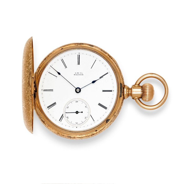 Waltham. A 14K gold hunter cased watchAm'n Watch Co., no 1561641