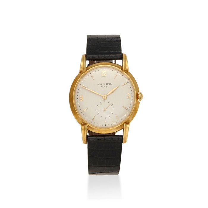 Patek Philippe. A fine 18K gold wristwatchRef. 2420, Case no. 421408, Movement no. 951580, circa 1950