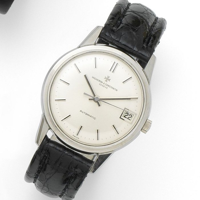 Vacheron & Constantin. A stainless steel automatic calendar wristwatch Ref:6562, Case No.457566, Movement No.629897, Circa 1970