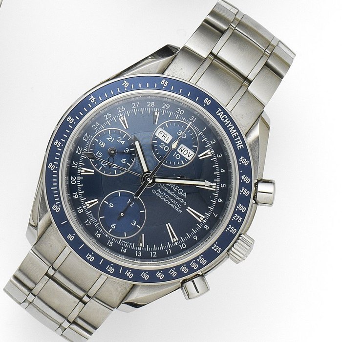 Omega. A stainless steel automatic triple calendar chronograph bracelet watch Speedmaster, Ref:178.0058, Case No.81629987, Movement No.81629987, Circa 2007