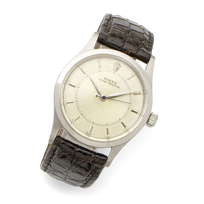 Rolex. A stainless steel automatic wristwatch Oyster Perpetual, Ref:6532, Serial No.254***, Movement No.D68****, Circa 1945