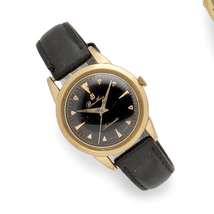 Breitling. An 18K gold automatic wristwatch Ref:2511 25, Case No.632726, Circa 1955