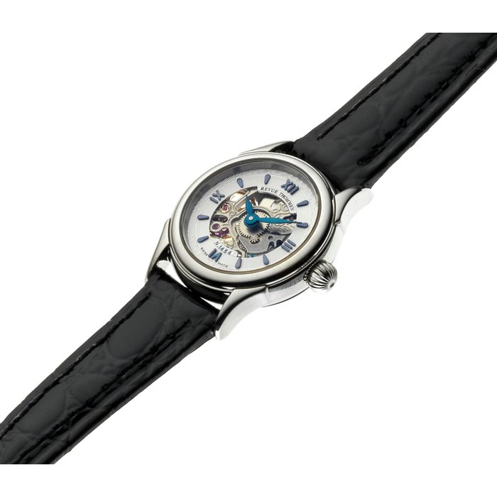 Revue Thommen. A lady's stainless steel manual wind semi-skeletonised wristwatch Model: No.1454 Ref. 12501.3