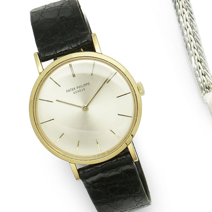 Patek Philippe. An 18K gold manual wind wristwatch Ref:3468/3538, Case No.2650234, Movement No.1145295, Circa 1965