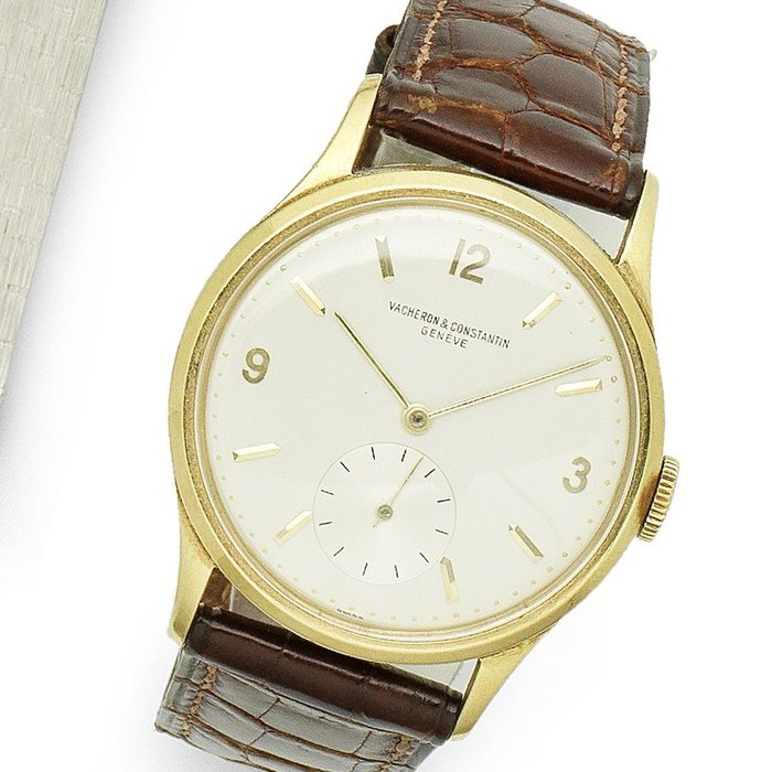 Vacheron & Constantin. An 18K gold manual wind wristwatch Case No.337788, Movement No.361384, Circa 1930