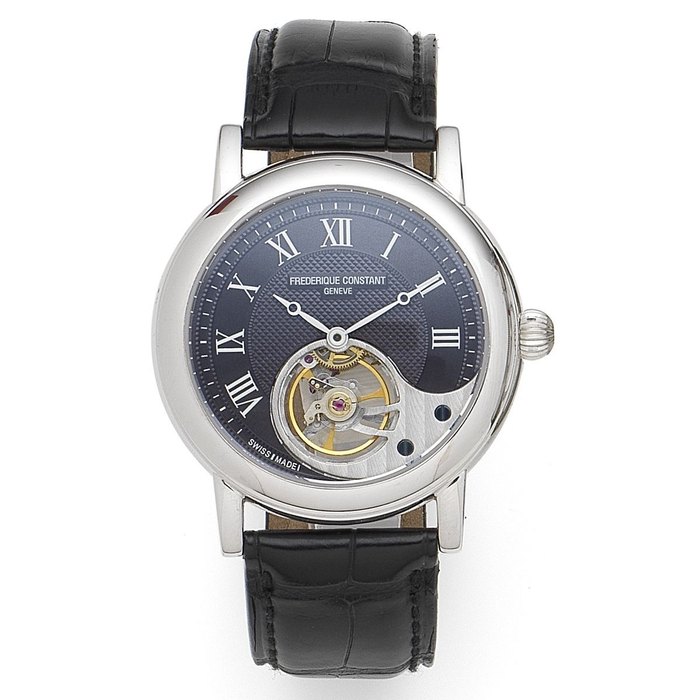 Frederique Constant. An 18K white gold manual wind wristwatch Heart Beat Manufacture, Ref:FC-910MC3H8, No.061/188, Circa 2010