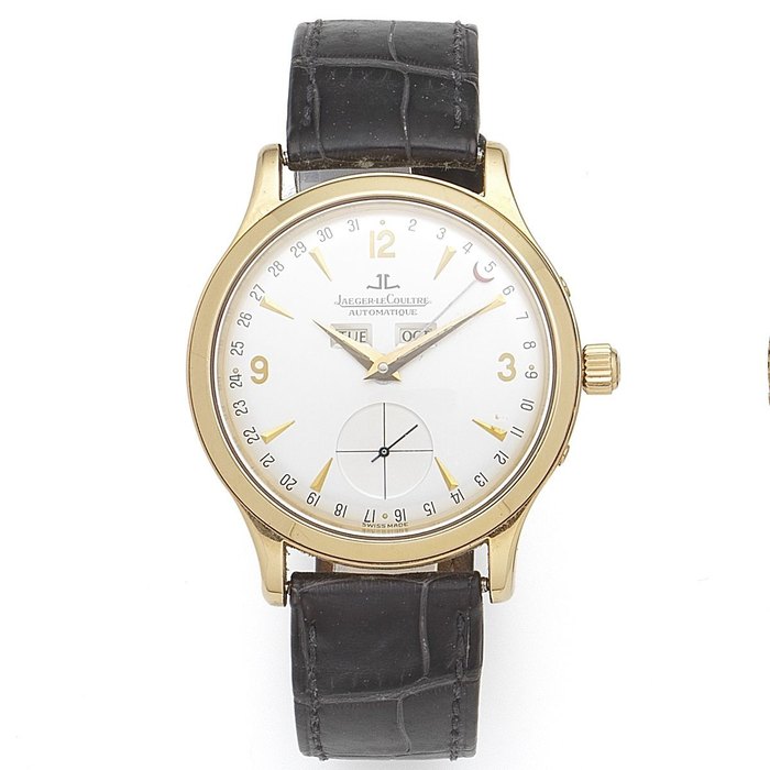 Jaeger-LeCoultre. An 18K rose gold automatic triple calendar wristwatch Master Control Master Date, Ref:140.2.87, Movement No.2572997, Sold 2001