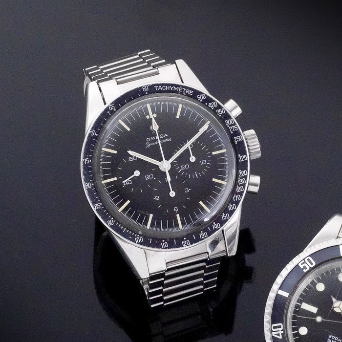 Omega. A stainless steel 'Ed White' manual wind chronograph bracelet watch Speedmaster, Ref:105.003-65, Movement No.24952627, Sold 13th November 1968