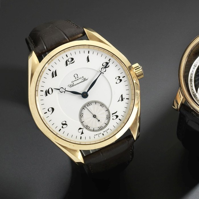 Omega. An unusually large 18K rose gold manual wind wristwatch Seamaster Aqua Terra XXL Chronometre, No.33/88, Case & Movement No.85121353, Circa 2010
