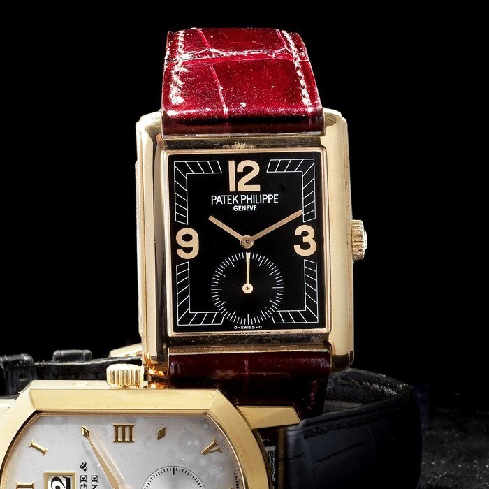 Patek Philippe Patek Philippe. An 18K rose gold rectangular manual wind wristwatch Gondolo, Ref:5014R-001, Case No.4222916, Movement No.1885034, Sold 13th March 2004