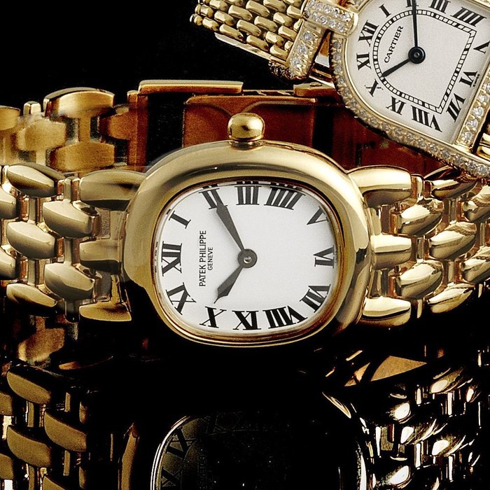 Patek Philippe Patek Philippe. A lady's 18K gold quartz bracelet watch Ref:4830/1, Case No.2955653, Movement No.1623113, Circa 1985, Price & Market Data