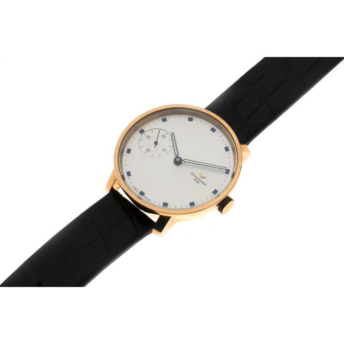 Ventura. An 18k rose gold manual wind wristwatch Model: Chronometer 'My Ego'
