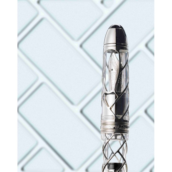 Montblanc. An important limited 2001 special theme edition Skeleton 333 fountain pen with box and papers Meisterstück 149, Ref:06119, No.193/3000, manufactured in 2001