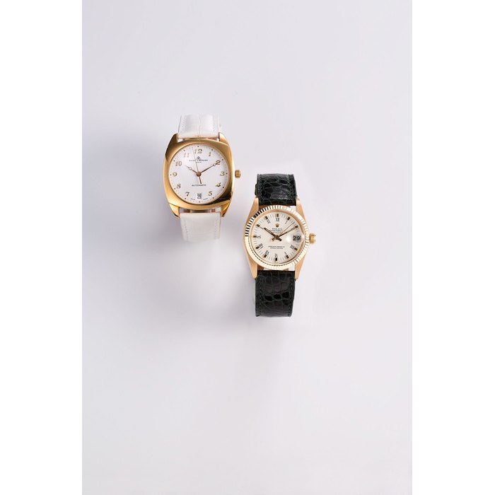 Rolex. An 18K gold automatic calendar wristwatch Datejust, Ref: 6824, Case No.7223736, Movement No.981119, Circa 1986