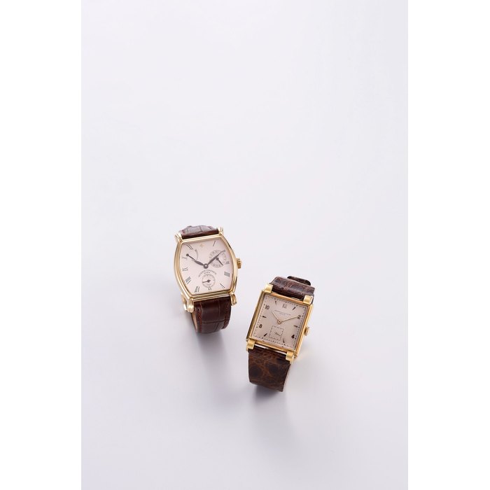 Vacheron Constantin. An 18K gold manual wind wristwatch Case No.299652, Movement No.484741, Circa 1950