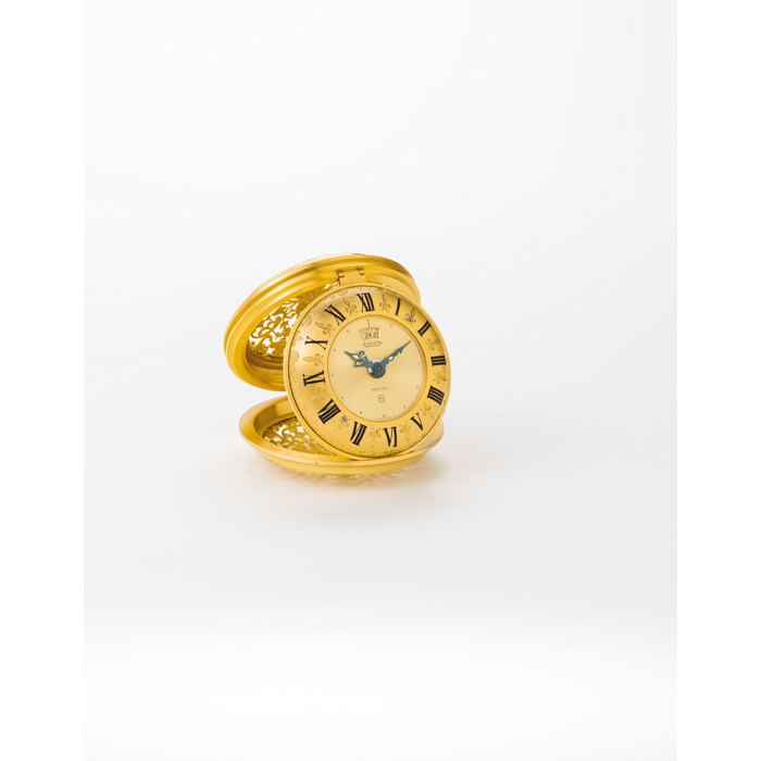 Jaeger-LeCoultre. A fine folding alarm clock with eight days power reserve Recital, No.105, Circa 1960
