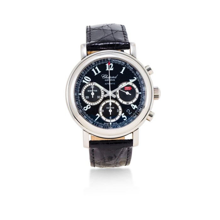 Chopard. A stainless steel automatic wrist chronograph with dateMille Miglia Chronograph, Ref:8331, No. 1195794, Circa 2001