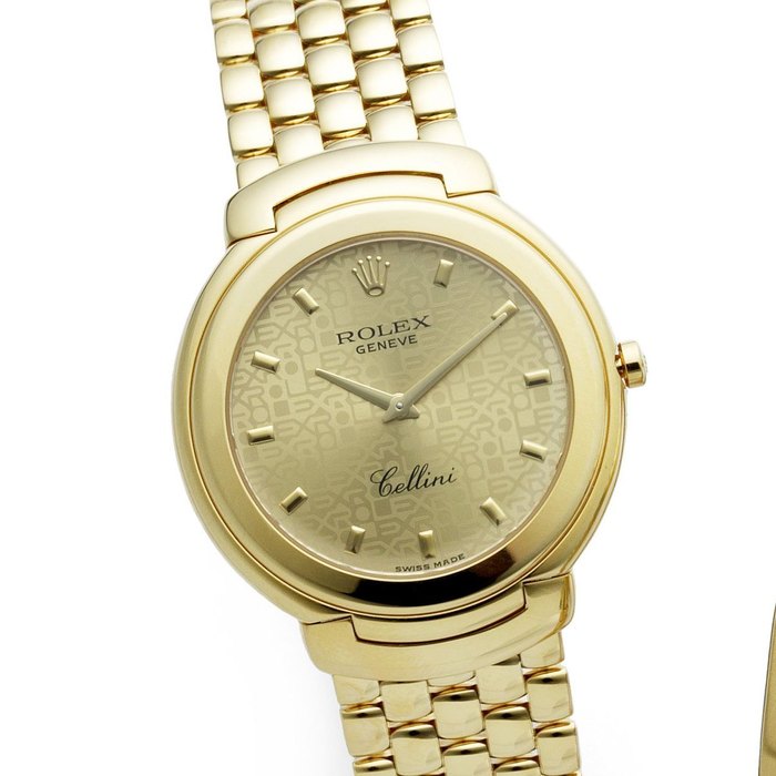 Rolex. An 18ct gold quartz bracelet watch Cellini, Ref:6623, Serial No.M777102, Circa 2007