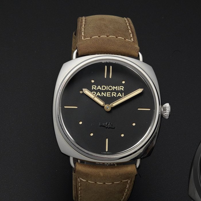 Panerai Officine Panerai. A fine stainless steel manual wind wristwatch Radiomir SLC, Ref:PAM 00425, Case No.BB1546397, OP6837, Movement No.012122, Circa 2012