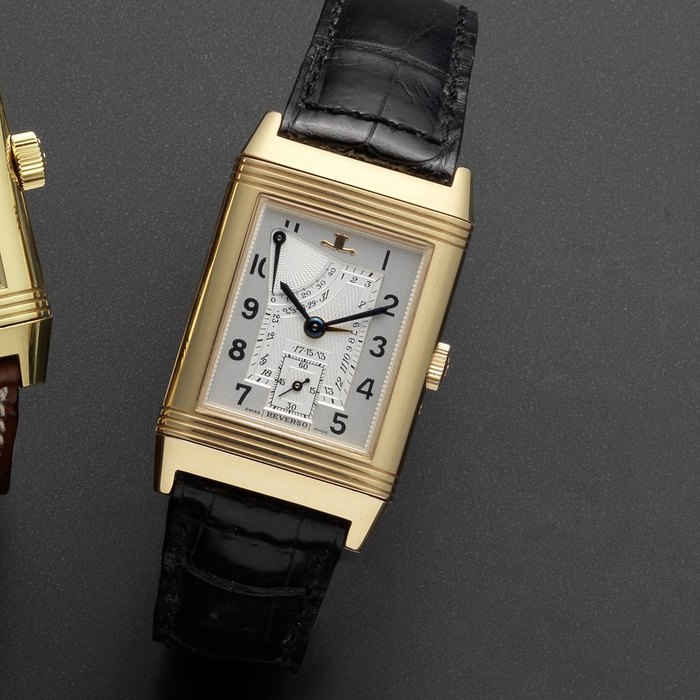 Jaeger-LeCoultre. A fine limited edition 18ct rose gold calendar reversible wristwatch with 40 hour power reserve Reverso 60th Anniversary 1931-1991, Ref:270.2.64, No.068/500, Circa 1991
