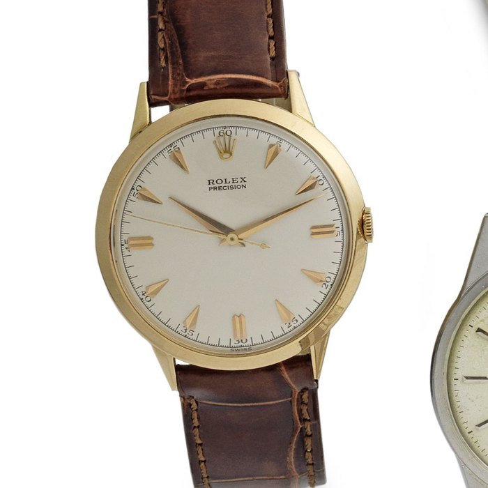 Rolex. An 18ct gold manual wind wristwatch Precision, Ref:8940R, Serial No.757**, Movement No.N98***, Circa 1960