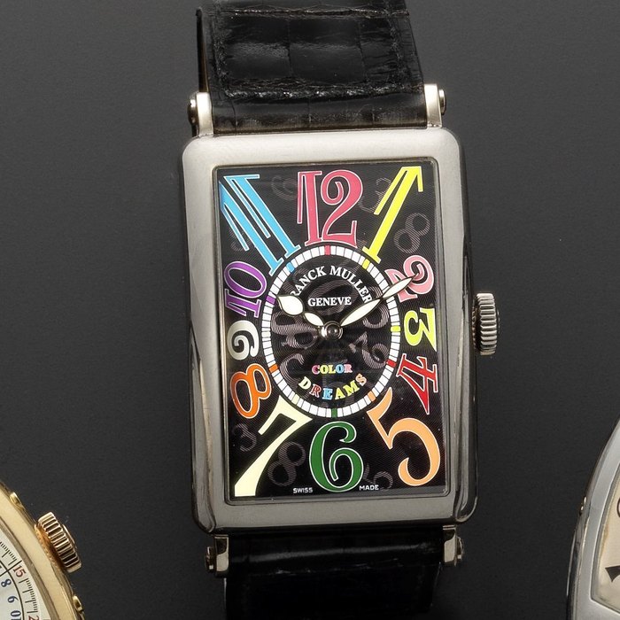 Franck Muller. An 18ct white gold automatic wristwatch Colour Dreams, Ref:1200 SC, No.203, Circa 2000