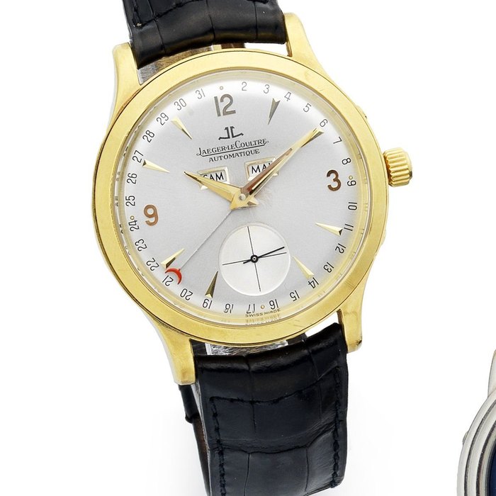 Jaeger-LeCoultre. An 18ct gold automatic calendar wristwatch Master Control, Ref:140.2.87, No. 799, Circa 1995