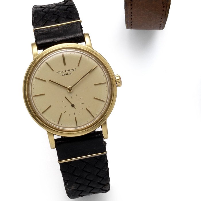 Patek Philippe. A fine 18ct gold automatic wristwatch Ref:3429, Case No.2631806, Movement No.1113204, Circa 1960