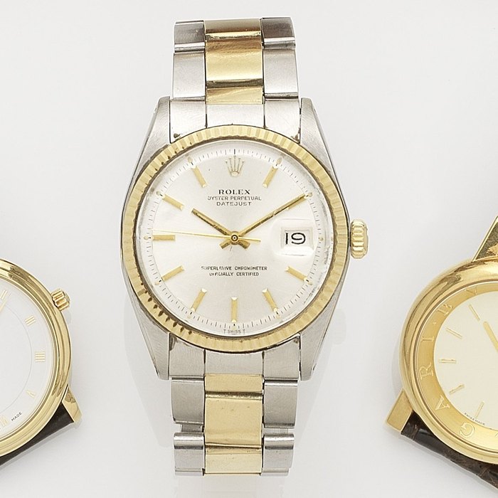 Rolex. A stainless steel and gold automatic calendar bracelet watch Datejust, Ref:1601, Serial No.235****, Movement No.D76****, Circa 1970
