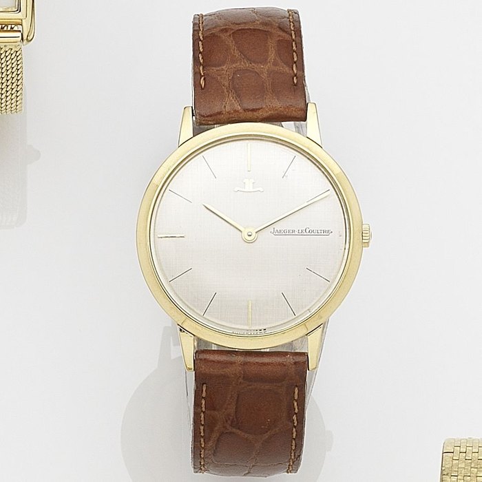 Jaeger-LeCoultre. An 18ct gold manual wind wristwatch Ref:1912, Case No.906728/A, Movement No.1593487, Circa 1963