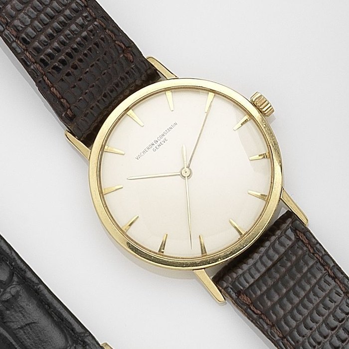Vacheron & Constantin. An 18ct gold manual wind wristwatch Ref:6132, Case No.350301, Movement No.523692, Date of Manufacture 1956