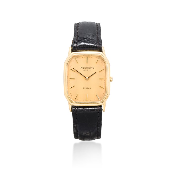 Patek Philippe. An 18K gold wristwatch, retailed by GübelinRef:3760, Movement No. 1368504, Case No. 2813115, Circa 1982