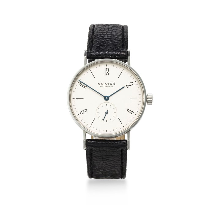 Nomos Nomos, Glashütte. A fine stainless steel slim wristwatchTangente, no. 21790, Price & Market Data