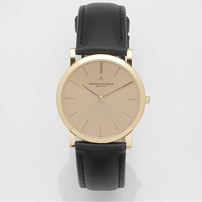 Vacheron Constantin. An 18K pink gold manual wind wristwatch Ref:33093, Case No.592488, Movement No.752096, Circa 1980