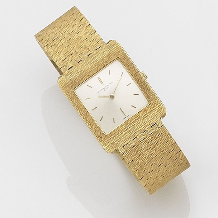 Vacheron Constantin. An 18k gold manual wind bracelet watch Ref:6840, Case No.401760, Movement No.577784, Circa 1966