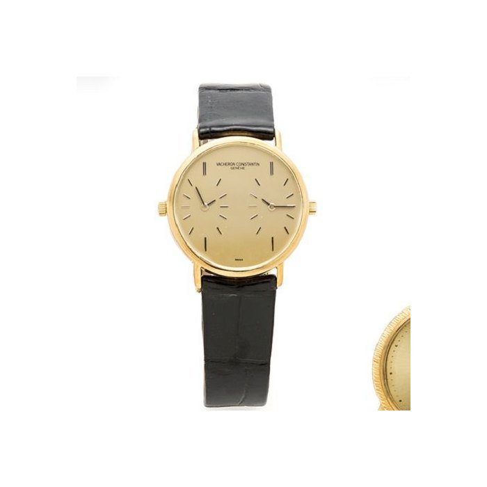 Vacheron Constantin Vacheron Constantin. An 18K gold manual wind dual time wristwatch Ref:35002-10, Case No.552784, Circa 1990 · 35002-10