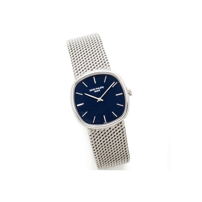 Patek Philippe. An 18K white gold manual wind bracelet watch Ref:3644, Case No.2748891, Movement No.1223849, Circa 1974