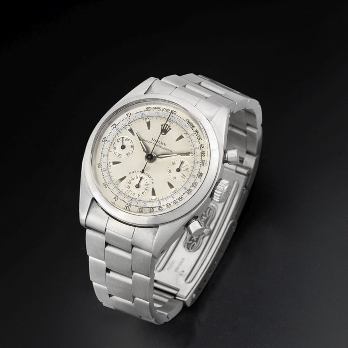 Rolex. A stainless steel manual wind chronograph bracelet watch 'Pre-Daytona' Oyster Chronograph, Ref:6234, Serial No.425***, Circa 1959