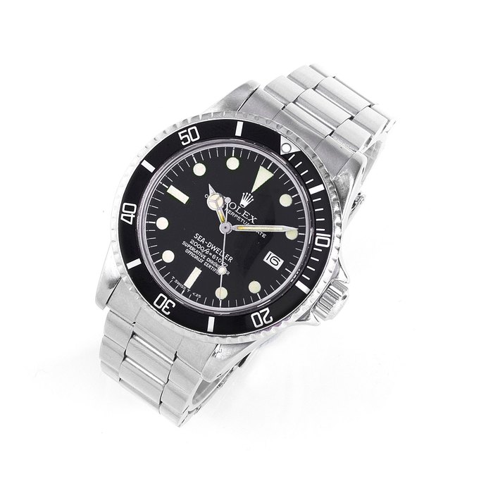 Rolex. A stainless steel automatic calendar bracelet watch Sea-Dweller, Ref:1665, Serial No.601****, Movement No.D81****, Circa 1979