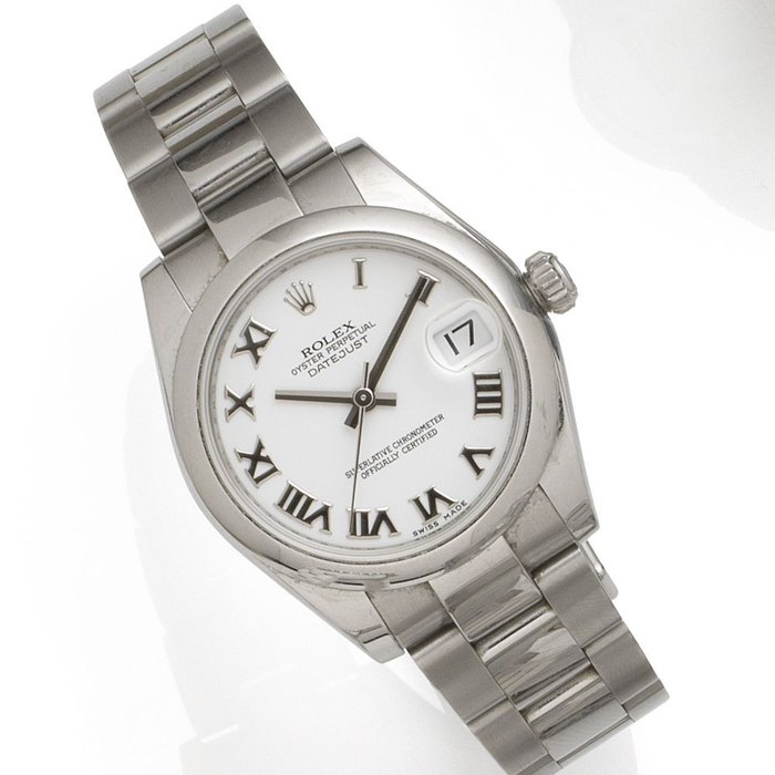 Rolex. A mid-sized stainless steel automatic calendar bracelet watch Datejust, Ref:178240, Serial No.G31****, Movement No.351****, Sold 18th May 2012